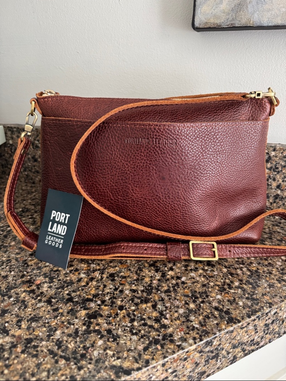 Portland Leather Large Poppy Crossbody  Must See